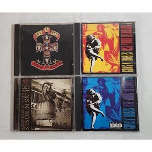 Guns 'N' Roses Tested Rock CD Lot Of 4 1987-2008 Pre-owned